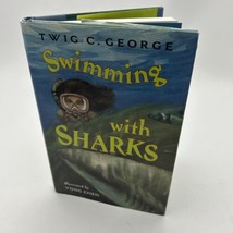 Swimming with Sharks book by Twig C. George ten foot shark story - £9.35 GBP