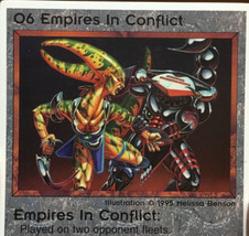 1995 Empires In Conflict #O6 Galactic Empires Scrye Trading Card Game - £4.68 GBP