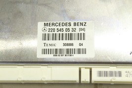 2000-2006 MERCEDES W220 S500 S430 AIRMATIC SUSPENSION CONTROL MODULE J1566 image 3