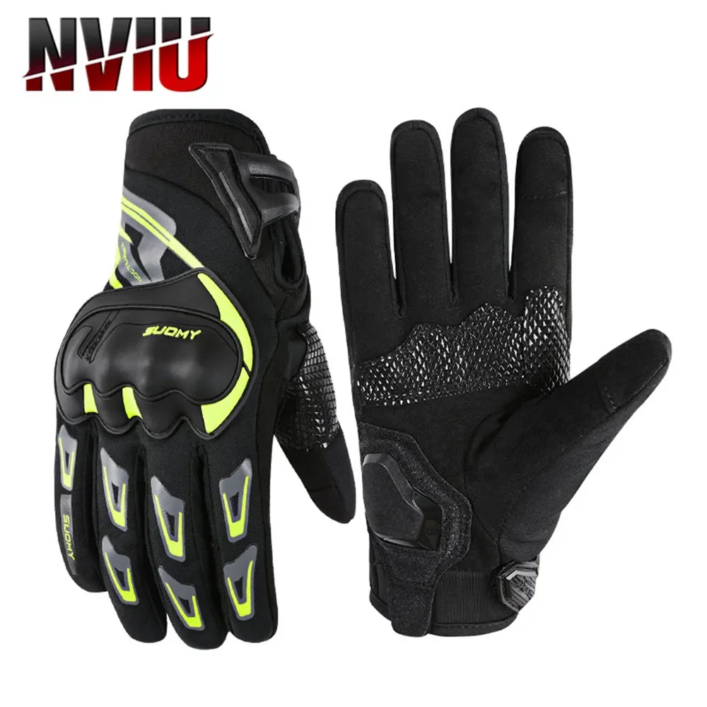 Riding Gloves Anti-fall Reflective Sports Protection Motorcycle Rider Gl... - $37.41