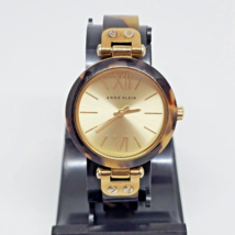 Anne Klein Watch Women 34mm Beige Brown Faux Tortoise New Battery - $24.95