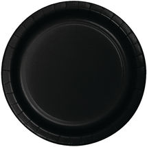 Black Dessert Plates (24) - Party Supplies - $2.86