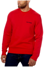 Tommy Hilfiger Men&#39;s Long Sleeve Crew Sweatshirt Apple Red,  XXL - $29.69