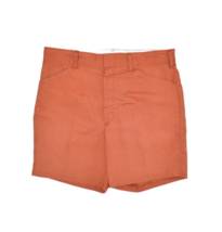 Vintage Brentwood Shorts Mens 36 Orange 6&quot; Prep Casual Sportswear Made i... - $24.04