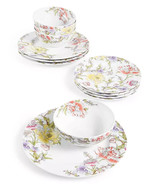 CHARTER CLUB Blossom 12-Pc. Dinnerware Set, Service for 4 NEW - £58.93 GBP