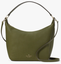 Kate Spade Leila Shoulder Bag Dark Army Green Leather KB694 NWT $399 Ret... - $152.45