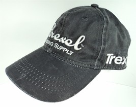 Drexel Building Supply Black Gray Strapback Trucker Hat - Trex - £7.63 GBP