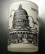 Hazel Atlas Shot Glass National Capitol at Washington DC Frosted Glass B... - £6.33 GBP