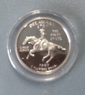 1999 S DELAWARE SILVER State Qtr Gem Cameo Prf - Low Mintage Slvr 1st Year Issue - $69.00
