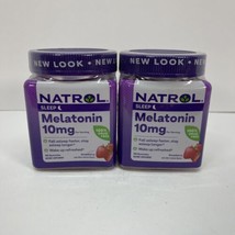 Pack of 2 - Natrol Melatonin 10 Mg Strawberry Flavor - 90 Gummies (180 Total) - $18.66