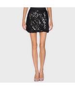 DIESEL BLACK GOLD black sequin pull on mini skirt size small - £37.34 GBP