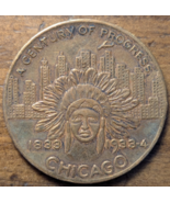1933 Chicago Century of Progress Exposition Indian Head So Called Dollar... - $879.19 MXN