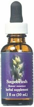 Flower Essence Services Dropper Herbal Supplements, Sagebrush, 1 Ounce - £11.85 GBP