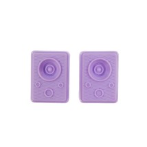 Vintage Skipper Bright &amp; Breezy Trendy Teen Fashion Purple Speakers Part... - £7.83 GBP