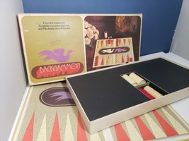 Vintage Backgammon Selchow &amp; Righter 1975 Board Game Complete - £7.13 GBP