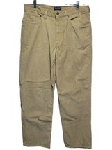 Lands End Corduroy Pants Men&#39;s 36x30 Tan Corduroy Traditional Fit Pants - £12.41 GBP