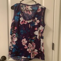 Women&#39;s Floral Sleeveless Top Blouse Size Unknown  - $32.34