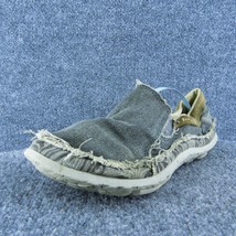 Cushe Dawn Patrol Men Slipper Shoes Gray Canvas Slip On Size 9 Medium - $44.55