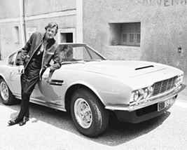 Roger Moore In The Persuaders! Posing By Aston Martin Dbs 1970 Classic Car Brett - $69.99