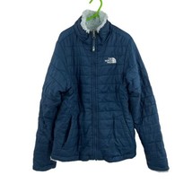 North Face Blue Reversible Jacket Kids Medium - $32.81