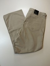 Men’s Banana Republic Khaki Chino Pants Size 38x32 Straight Fit Relaxed Leg - £20.89 GBP