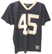 Penn State Nittany Lions #45 Vintage 90s NCAA Blue White Youth Big Ten Jersey L - $17.62