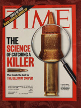 TIME Magazine October 21 2002 The Science Of Cathing A Killer Beltway Killer - £6.08 GBP