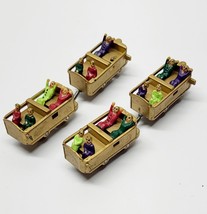 2003 Mr. Christmas GOLD LABEL World&#39;s Fair ROLLER COASTER Parts 4 CARS w... - $468.48 MXN