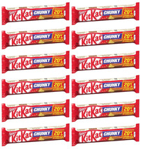 12  x Kitkat Chunky 49g Canadian Chocolate Candy Bar Nestle - $438.04 MXN