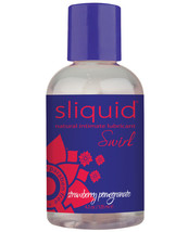 Sliquid Naturals Swirl Lubricant - 4.2 Oz Strawberry Pomegranate - £11.07 GBP