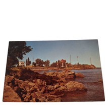 Postcard United States Coast Guard Station Lighthouse Point Chrome Unposted - £5.42 GBP