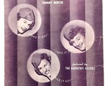 Andrews Sisters Johhny Mercer Strip Polka 1942 Vtg Sheet Music - £8.53 GBP