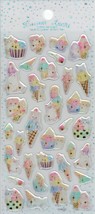 3D Waffle sundae ice cream eating Kindergarten Sticker Size 19x10 cm/7.5x4 inch - £3.91 GBP