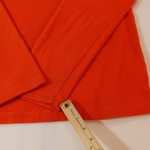 Land's End Men's Orange 1/4 Zip Pullover Performance Long Sleeve Sweatshirt M image 4