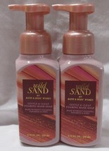 Bath &amp; Body Works Gentle &amp; Clean Foam Hand Soap Set Lot of 2 WILD SAND - £19.11 GBP