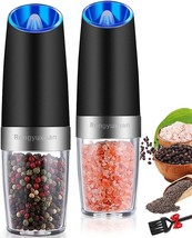 Gravity Electric Salt and Pepper Grinder Set, Automatic Pepper and Salt Mill - £27.25 GBP