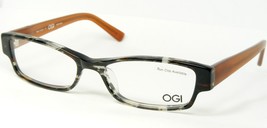 Ogi Heritage 7145 1377 BLACK-BROWN CAMOUFLAGE/BROWN Eyeglasses 50-15-135mm Japan - £46.78 GBP