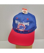 Vintage NHL Winnipeg Jets Snapback Hat Split Bar Cap 1990s Hockey Spellout - $1,474.36 MXN