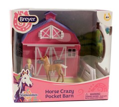 Breyer Horse Crazy Pocket Barn Stablemates Ages 4 Plus New in Box - £15.01 GBP