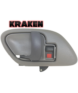 Inside Door Handle For Chevy GMC C/K 3500HD 1999-2002 With Bezel Left Gray - $31.75