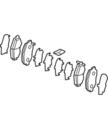 2019-2022 HONDA HR-V FRONT BRAKE PAD SET, NEW OEM PART, PART NUMBER 4502... - $145.39 CAD