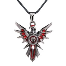 League Of Legends Necklace Leona&#39;s Shield Logo Pendant Phoenix Game Gaming Fan - £6.35 GBP