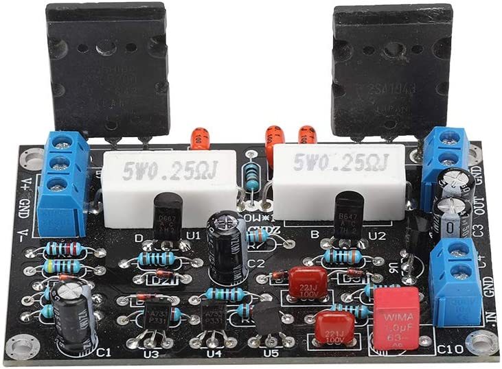 Vbestlife Digital Amplifier Board,2Sc5200+2Sa1943 Power Amplifier Board,... - $39.99