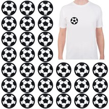 30 Pcs Soccer Ball Embroidered Patches Iron And Sew On Applique Patches ... - £15.12 GBP