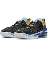 Size 6Y - Nike Boy&#39;s Lebron XVIII (Big Kid) Black/University Gold/Coast/... - $2,744.07 MXN