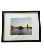 Pottery Barn Stockholm Sweden 2009 Wall Picture Black Wood Frame Home Decor - £37.20 GBP