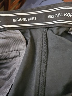 Michael Kors Men's Classic Fit Cotton Stretch Performance Pants  Black 38W x 30L Item image 3