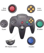 Wired N64 Controllers with Upgraded Joystick for for N64, NEW BUT DAMAGE... - $277.24 MXN