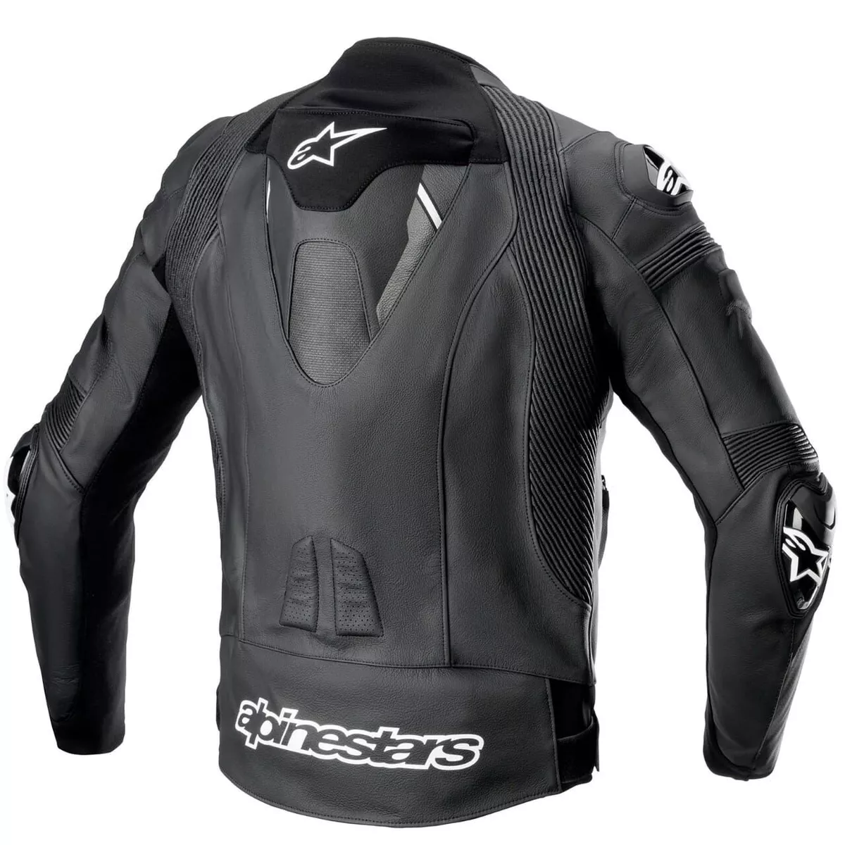 Alpinestars  BLACK Leather Motorcycle Jacket - $229.00