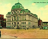 Città Hall Providence Ri Rhode Island Unp DB Cartolina A4 - £3.98 GBP